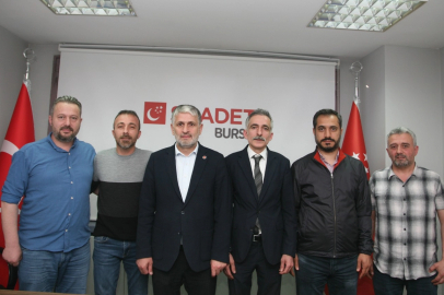 Çıraklık Mağdurları Saadet Partisi'ni ziyaret etti