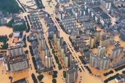Çin’de sel felaketi: 1. seviye acil durum