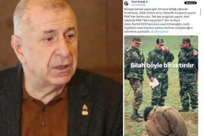 Ümit Özdağ'dan Mangal partisi silah bırakma benzetmesi