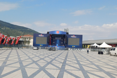 Bursa'da Bölücülüğe Karşı" Milliyetçi İttifak Mitingi