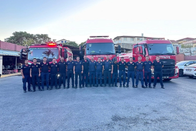 Kocaeli itfaiyesi Çanakkale yangını için yola çıktı