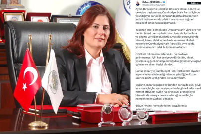 Özlem Çerçioğlu istifa kararını duyurdu
