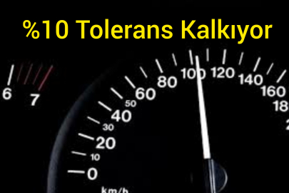 Trafikte %10 Hız Sınırı Toleransı Kalkıyor
