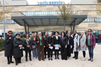 Mudanyalı kadınlardan kadına şiddetle mücadele eylemi