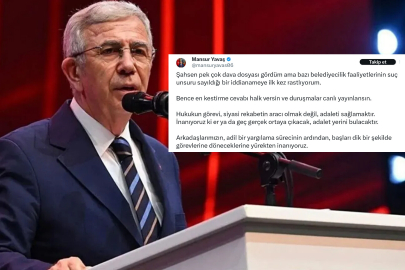 Mansur Yavaş'tan iddianameye tepki: 'Adalet yerini bulacak'