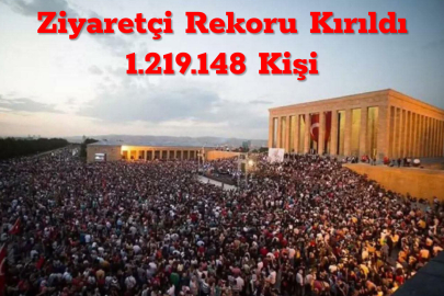 Anıtkabir ziyaretçi rekoru kırıldı: 1.2 milyon kişi