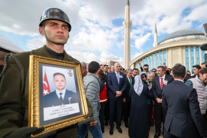 Üç şehidimiz, Ankara'da son yolculuğuna uğurlandı