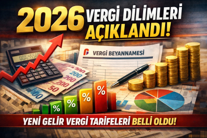 ​2026 Vergi Dilimleri Açıklandı: İşte Yeni Gelir Tarifesi