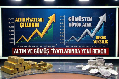 Altın ve gümüş fiyatları zirveyi gördü